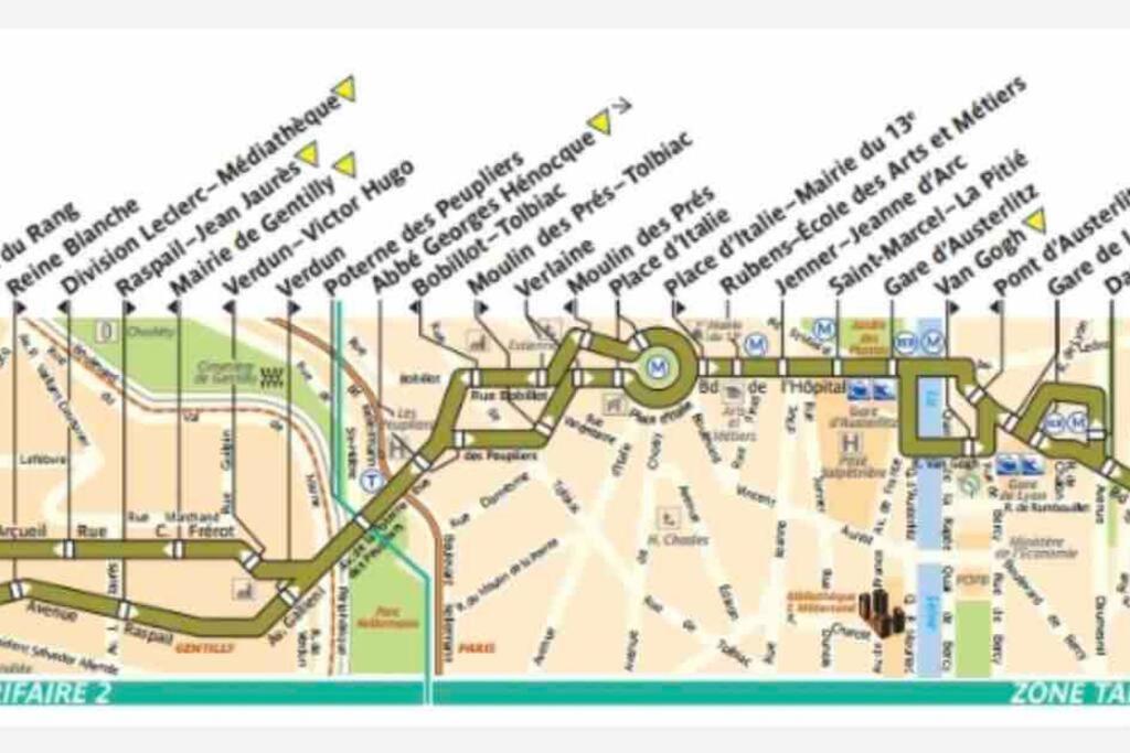 Beau T3 A Arcueil A 3 Min Rer B « Laplace » Exterior photo